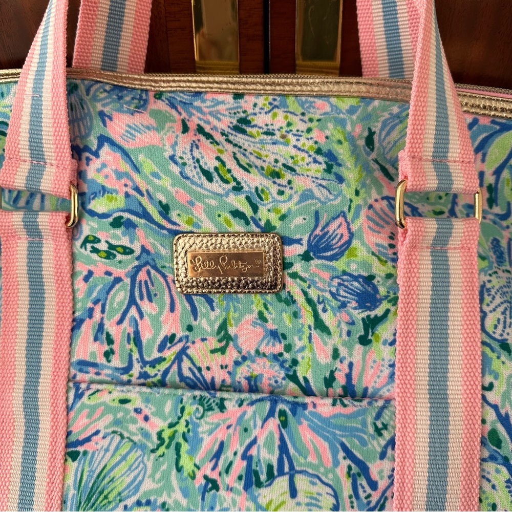 NWT Lilly Pulitzer Weekender Duffel Bag Soleil It On Me - Picture 8 of 16